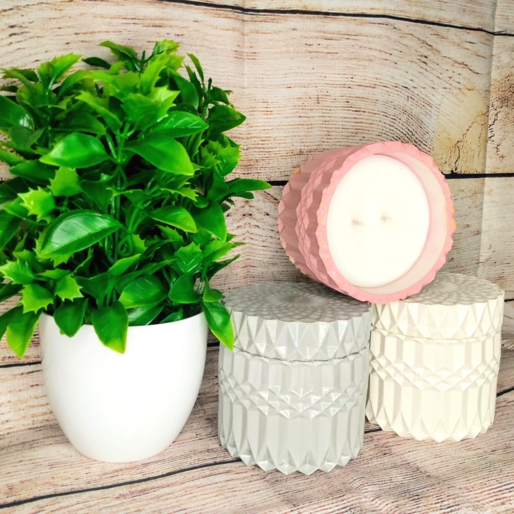 Cement vessel candles